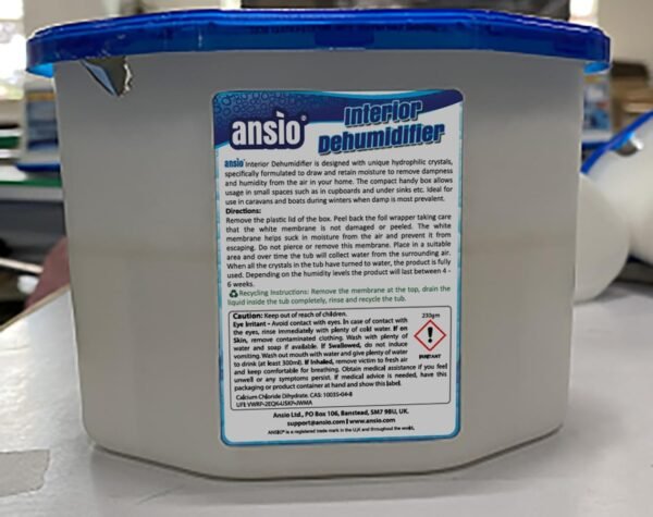 ANSIO 500ml Dehumidifier - Pack of 10 Moisture Absorbers for Home & Kitchen - Image 11