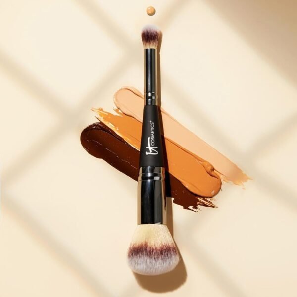 IT Cosmetics Heavenly Luxe Complexion Brush #7 - Double-Ended Foundation & Concealer Brush - Image 6