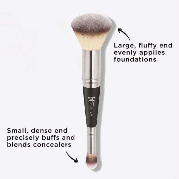 IT Cosmetics Heavenly Luxe Complexion Brush #7 - Double-Ended Foundation & Concealer Brush - Image 5