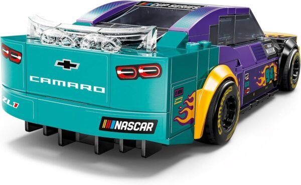 LEGO Speed Champions NASCAR Chevrolet Camaro ZL1 Race Car Toy - Image 6