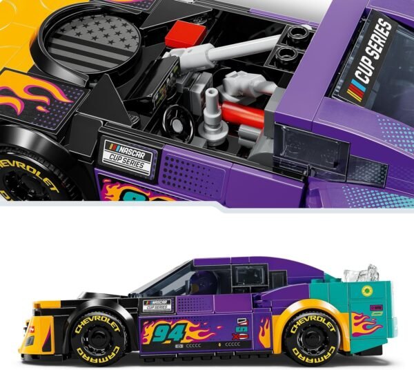 LEGO Speed Champions NASCAR Chevrolet Camaro ZL1 Race Car Toy - Image 2